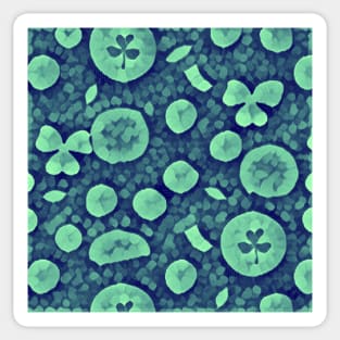 Scattered Clover 4 (MD23Pat004b) Sticker